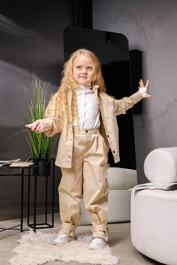 Котонова сорочка Pair, Слонова кістка - фото 1